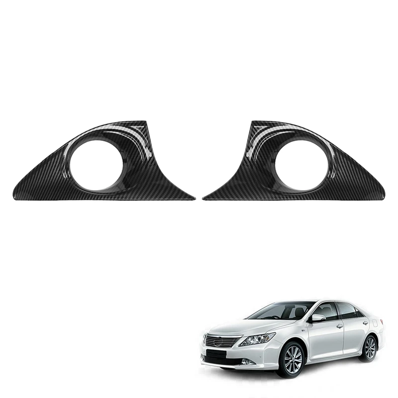 Za Toyotu Camry 2012-2014 ABS Zamjena Karbonskih Vlakana Prednji maglenka Poklopac Žarulje Završiti Oštrica prednjih svjetala za Maglu Ukrasni Okvir