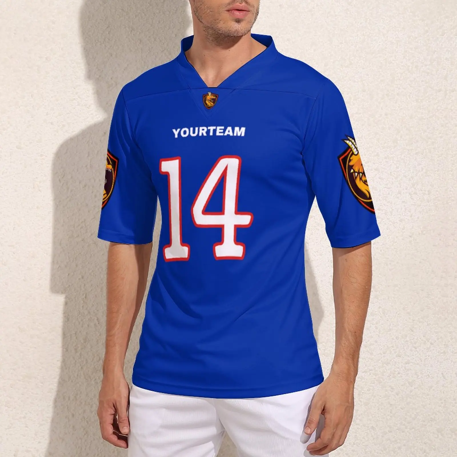 Vaš Dizajn Buffalo No 14 Ragbi Dres Klasicni Prilagodbe Nogometne Dresove Trening Muška Košulja Za Ragbi