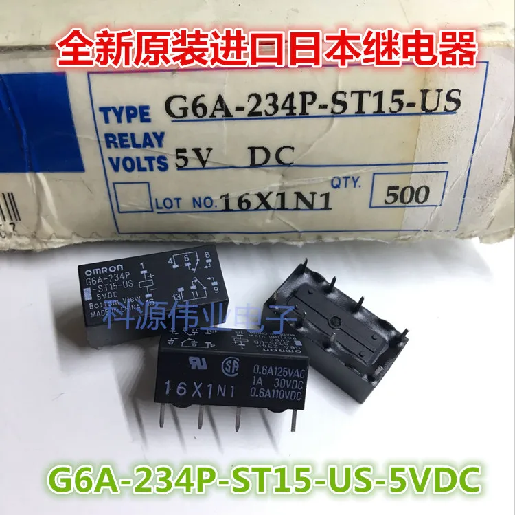 Relej G6A-234P-ST15-US-5VDC G6A-234P-ST-US-5VDC