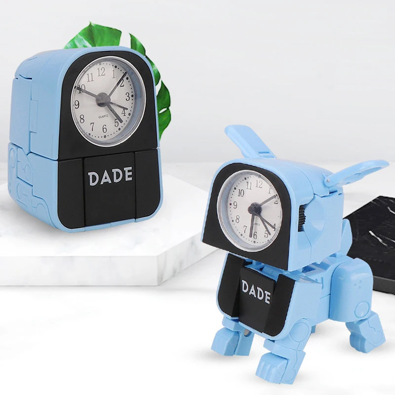 12 Sati pametni digitalni satovi za spavaće sobe sa back-up baterijom, Dječje Igračke-transformatori, Stolni Satovi Slatka Mačka