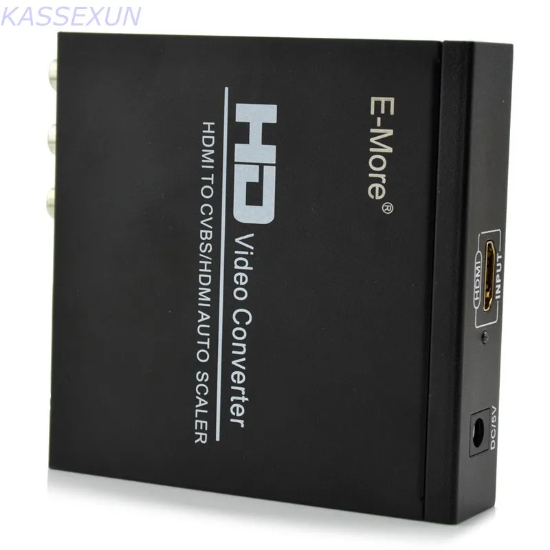 Konverter HDMI na HDMI/CVBS Scaler, podržava kod HDCP, format PAL/NTSC, kompatibilan sa HDMI1.3. Besplatna dostava