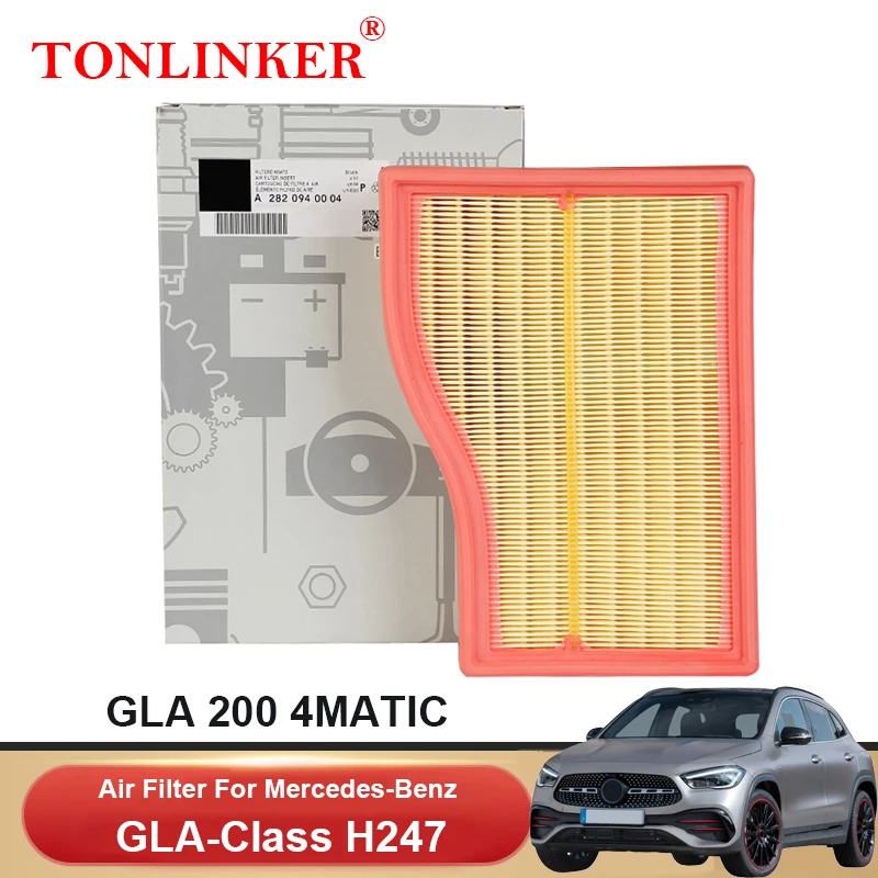 Filter zraka TONLINKER A2820940004 Za Mercedes Benz GLA Class H247 2021 2022 GLA 200 4MATIC Sport 1.3 L M282 Auto Oprema Robe