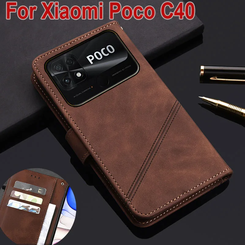 Kožna torbica-novčanik Za Xiaomi Redmi 10A 10C 9 9A 9C 9T 8 8A Note 11 Pro 11S Pro 10 9 8 7 Poco Pro X3 F3 M4 Pro 5G 11T 12 Lite