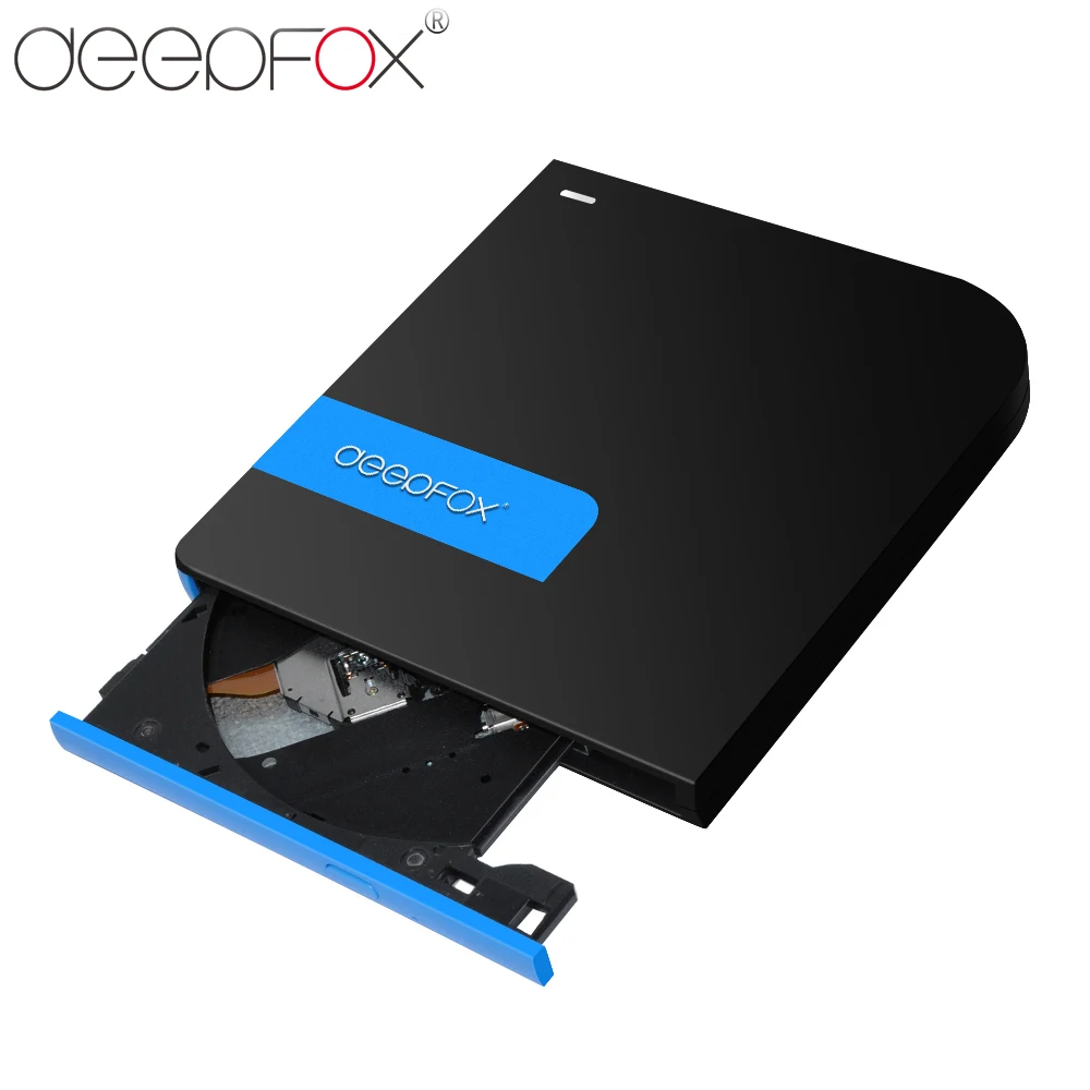 Deepfox Firma Novost USB 3.0 Vanjski DVD Pogon-R CD Snimač Optički disk, CD-RW, DVD Ugrađena Memorija Za Windows 10 Bilježnica Pisanka