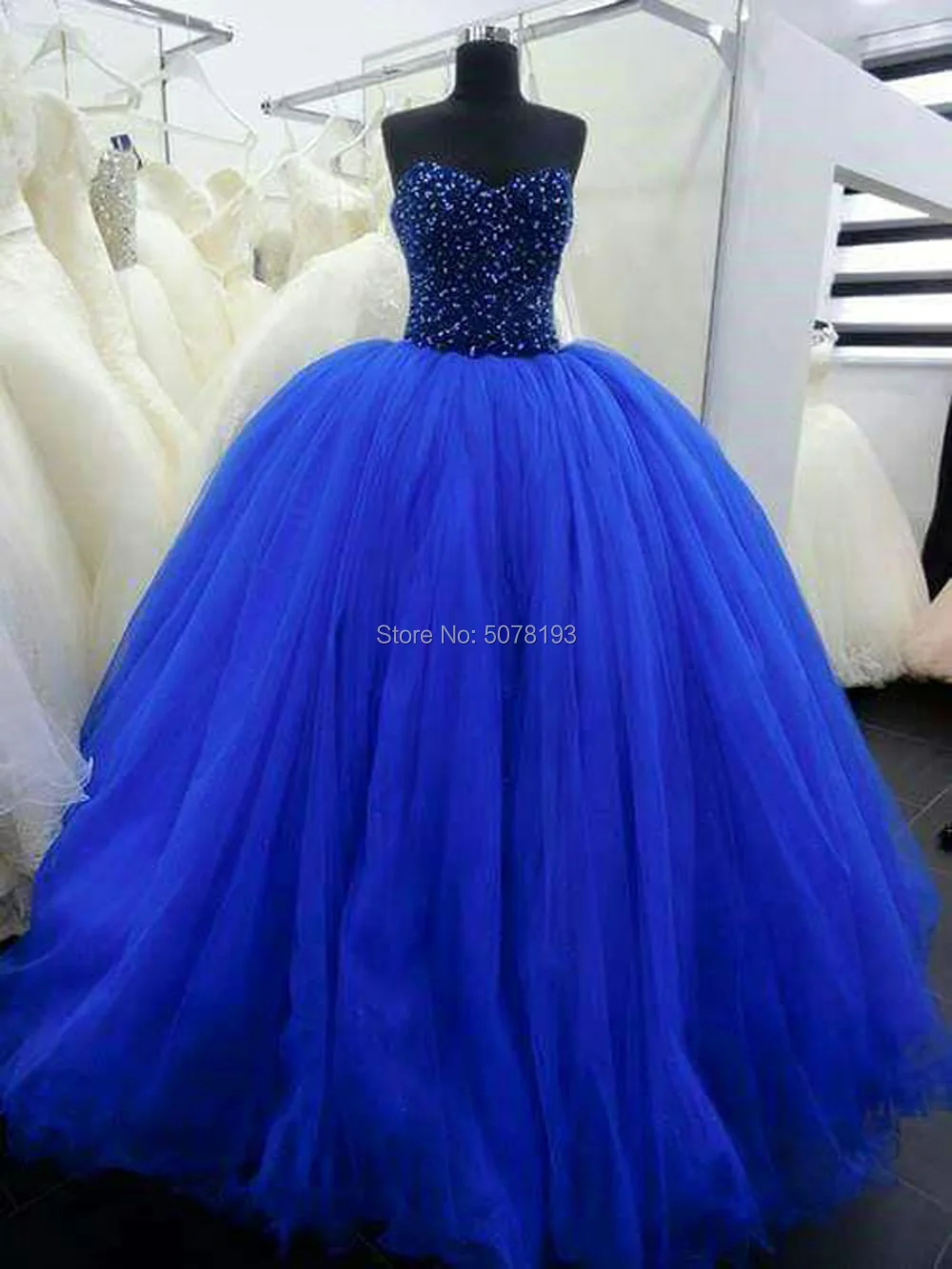 1121 plavo loptu haljina s nižoj struka, dužine do poda, od tila haljinu za svečanosti starosti/večernja haljina čipka-up, besplatna dostava