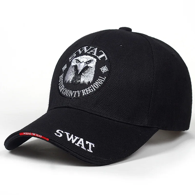 Bejzbol kapu SWAT eagle, moderan svakodnevni kapu u stilu hip-hop, muške i ženske Vojne kape, ulica sunčane Taktički kape Gorras