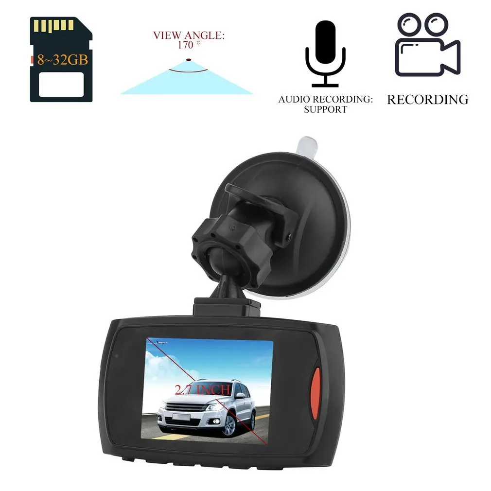 Promocija visoku kvalitetu Video snimači Za Vozila G30L Vozila Kamera za Snimanje Cam G-senzor IR za Noćni Vid
