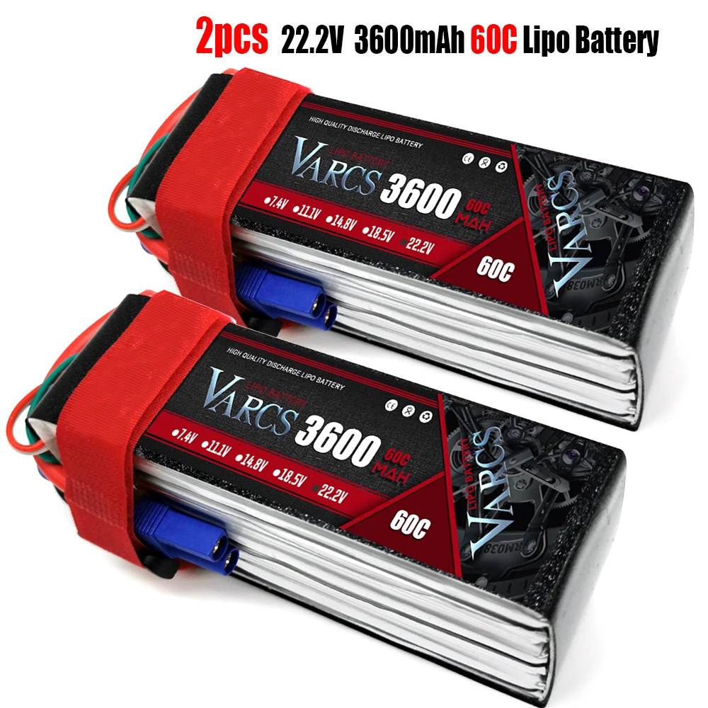 Baterije Lipo VARCS 7,4 U 11,1 U 15,2 14,8 NA 22,2 U 2 S 3 S 4S 6 S 3600 5200 mah mah 6300 6500 mah mah 6200 mah 6750 mah 8000 7000 mah mah