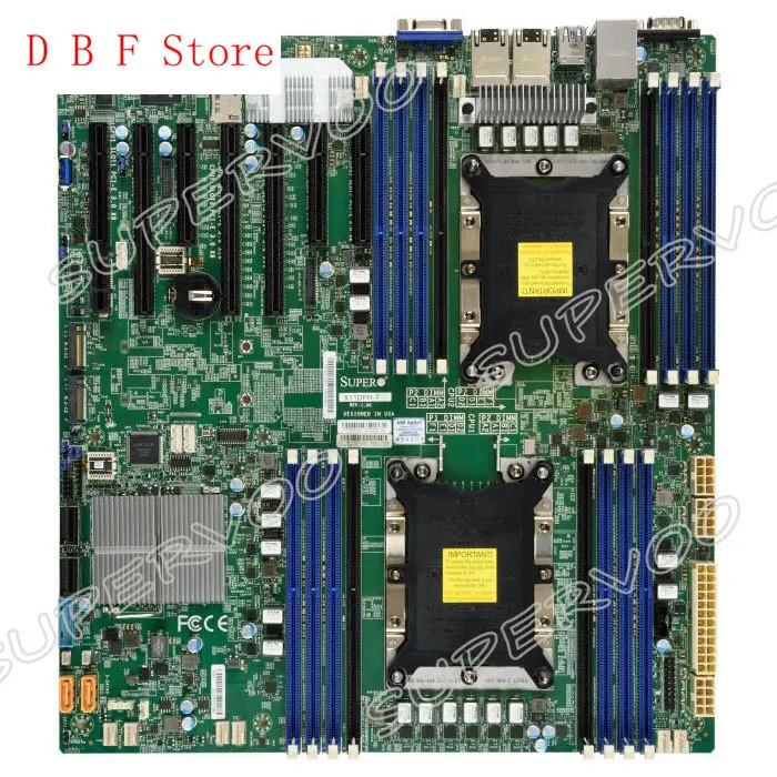 MBD-X11DPH-T-B Dual LGA3647 C622 4 TB RDIMM/2 TB DCPMM PCIE M. 2 VGA Dual lan, E-ATX / Server matična ploča X11DPH-T