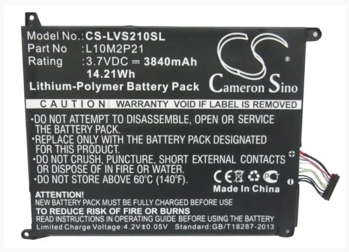 Cameron je Sino 3840 mah baterija za LENOVO Ideapad S2007 S2007a S2007A-D 1ICP04/45/107-2 L10M2P21 L10M2P22 Tablet Baterija