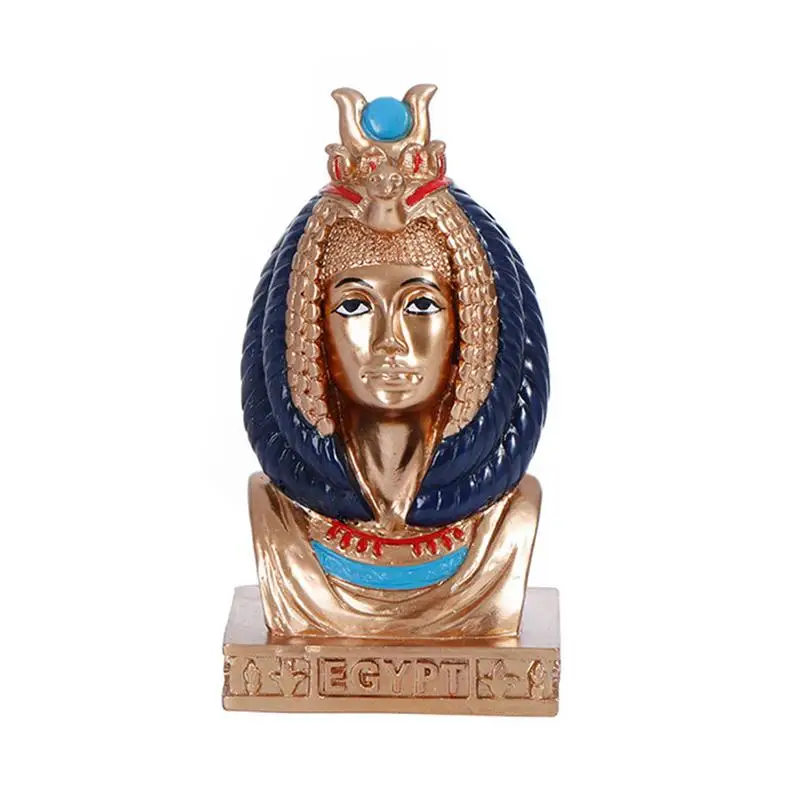 Statua Nefertiti Egipatski Faraon Kraljica Nefertiti Poprsje Kipić Skulptura Egipatski Dekor Narodna Umjetnost Umjetna Egipatska Kipić