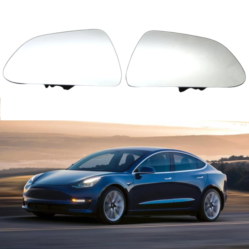Bočno-Bočno Ogledalo staklo Выпуклое Grijani se Lako instalira za Tesla Model 3