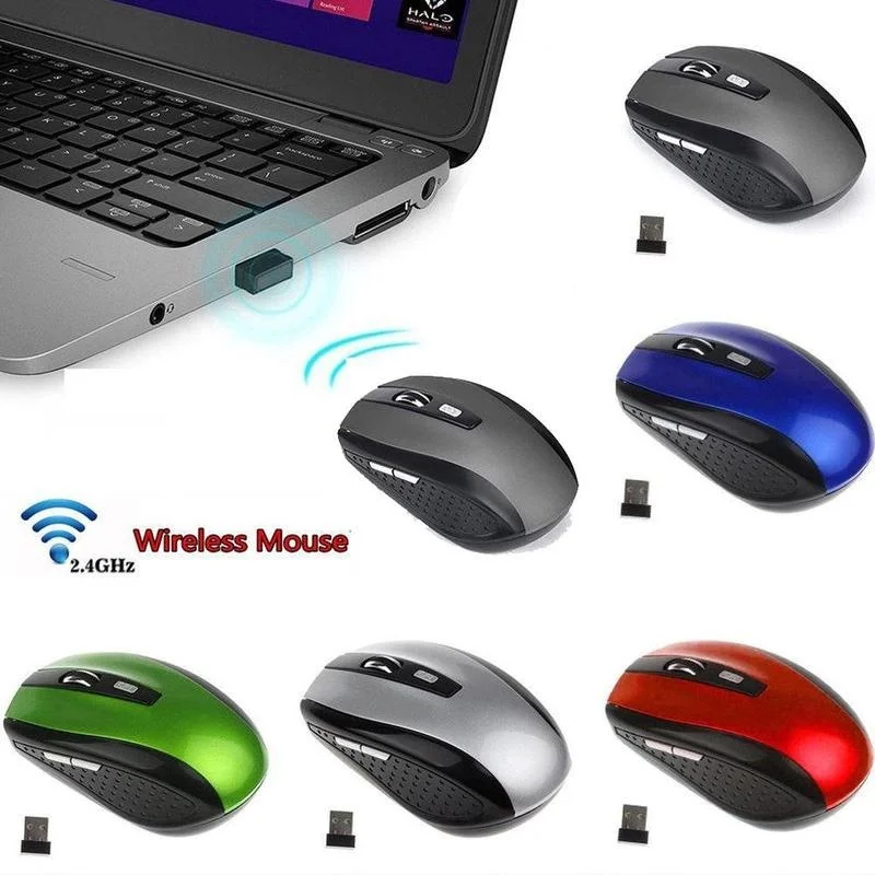 2.4 G Wireless Punjenje Miš 1600 dpi Ergonomija Tiha Uredski Igre Bežični Miš Pogodan za Laptop Računala