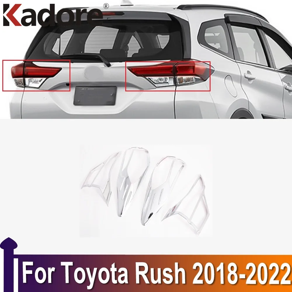Za Toyota Rush 2018-2020 2021 2022 Kromirana Stražnja Zaštita Stražnjeg Svjetla Za Poklopac Stražnjeg Svjetla Za Uređenje Vozila Vanjska Oznaka Pribor Za Slaganje