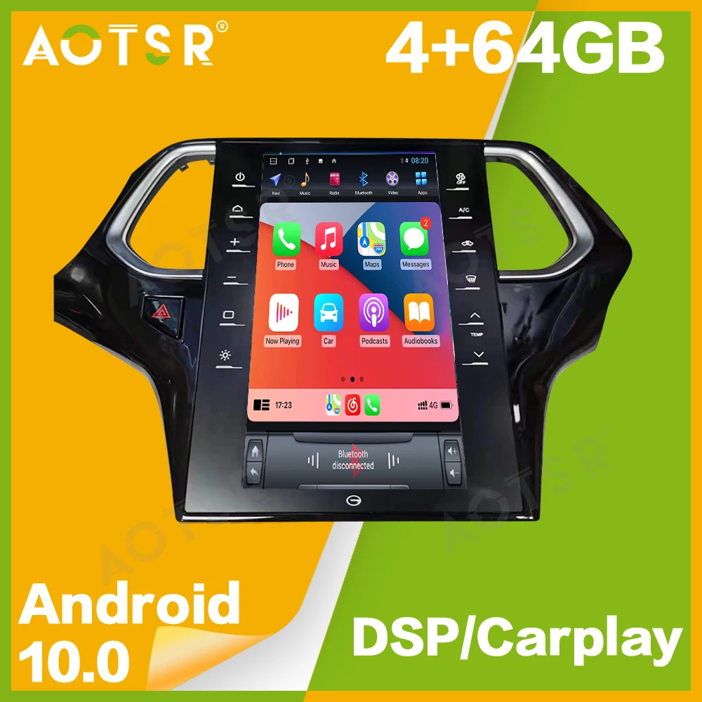 Android 10 4-64 GB Za Trumpchi GS4 Tesla Auto Radio GPS Navigacija Media Player Stereo Glavna Jedinica