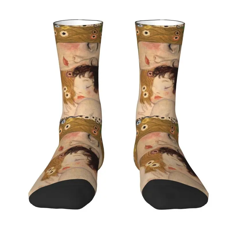 Tri dob Žene Oblače Čarape Muškarci Žene Topla Moda Gustav Klimt Slikarstvo Art Posada Čarape