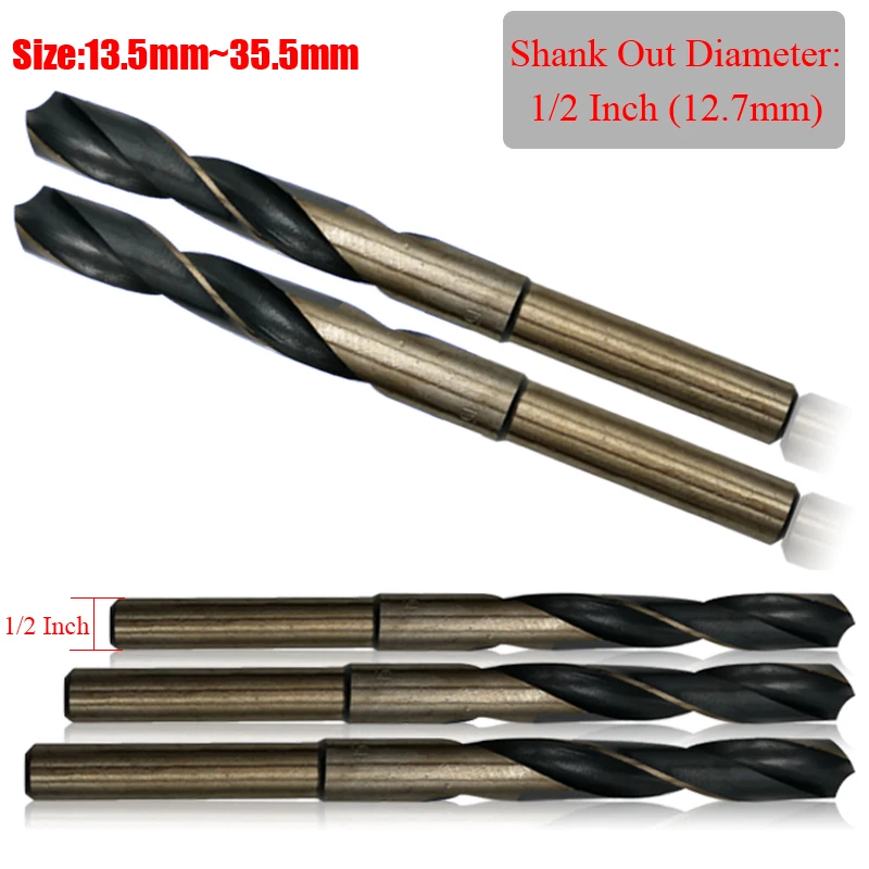 1pc 21,5 mm 22 mm 22,5 mm 23 mm high-speed Steel HSS CO HSS-CO 1/2 